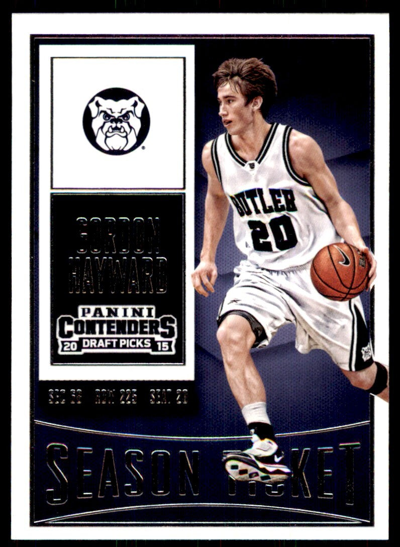 2015-16 Panini Contenders Draft Picks. Gordon Hayward F Basketball Cards #36