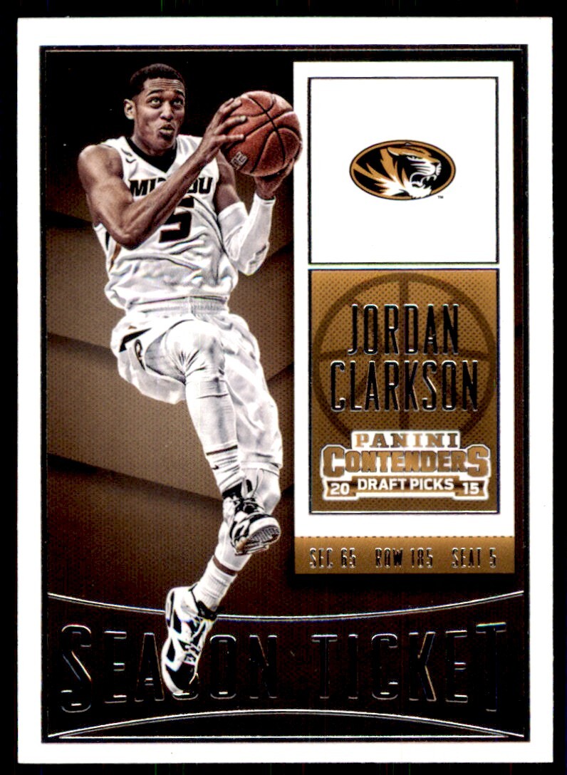 2015-16 Panini Contenders Draft Picks. Jordan Clarkson A Basketball Cards #50