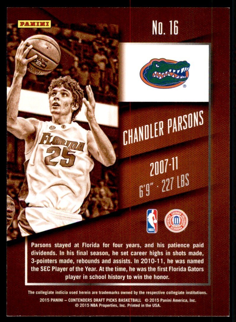 2015-16 Panini Contenders Draft Picks; Anthony Brown Basketball Cards #16