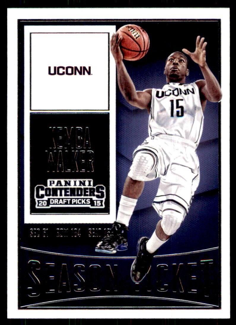 2015-16 Panini Contenders Draft Picks; Kemba Walker Basketball Cards #54