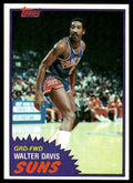 1981-82 Topps Basketball Card Walter Davis Phoenix Suns #33