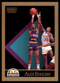 1990-91 SkyBox Alex English Basketball Cards #74