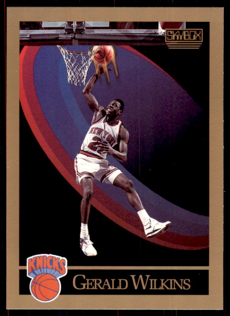 1990-91 SkyBox Gerald Wilkins A Basketball Cards #197