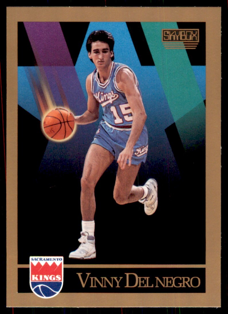 1990-91 SkyBox Vinny Del Negro Basketball Cards #245