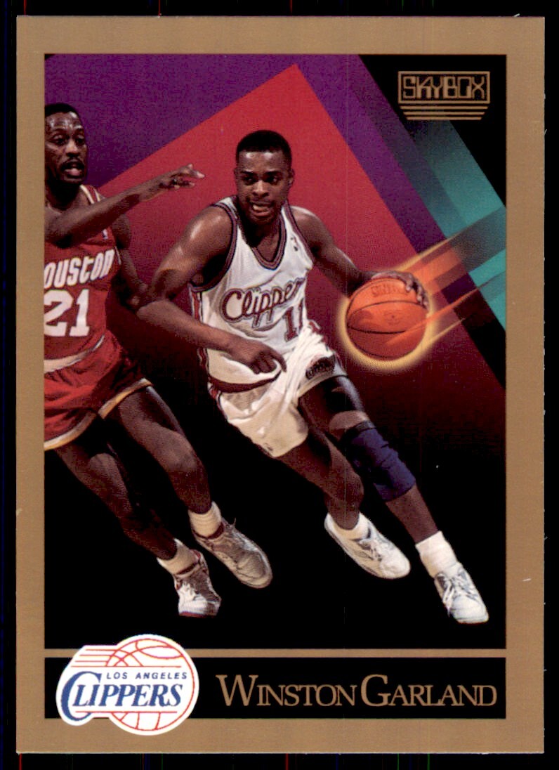 1990-91 SkyBox. Winston Garland Basketball Cards #125