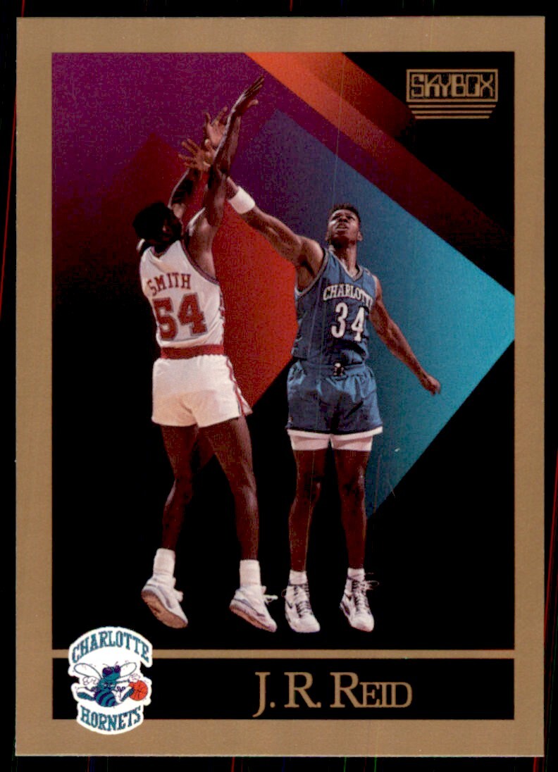 1990-91 SkyBox. J.R. Reid A Basketball Cards #32