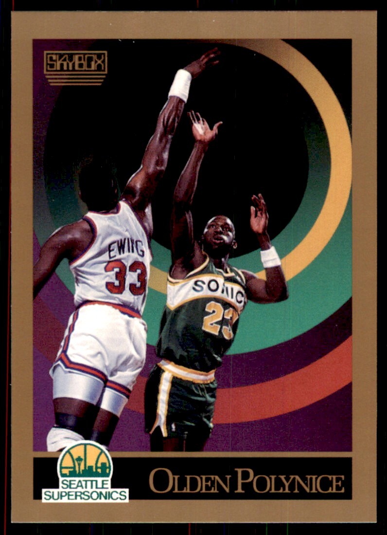 1990-91 SkyBox. Olden Polynice Basketball Cards #272