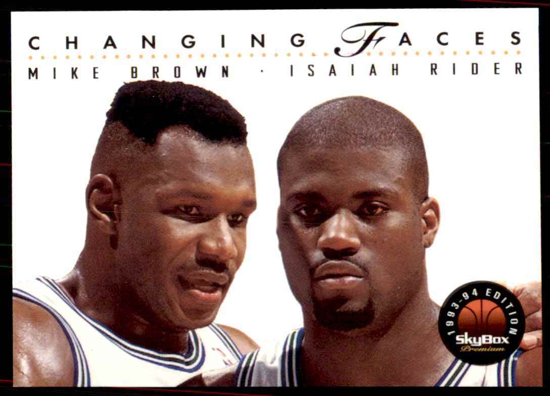 1993-94 SkyBox Mike Brown/Isaiah Rider A Basketball Cards #307