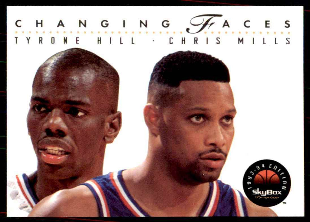 1993-94 SkyBox Tyrone Hill/Chris Mills A Basketball Cards #296