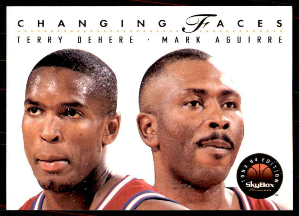 1993-94 SkyBox Terry Dehere/Mark Aguirre Basketball Cards #303