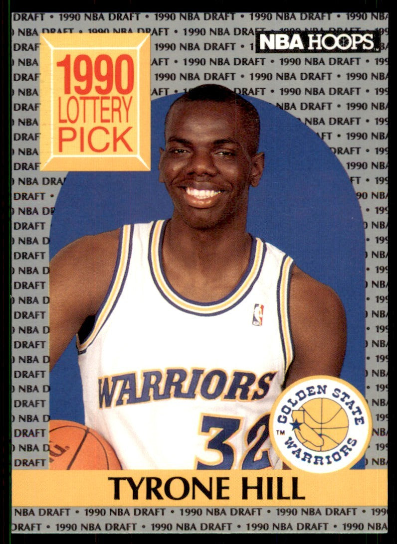 1990-91 Hoops Tyrone Hill D Basketball Cards #400