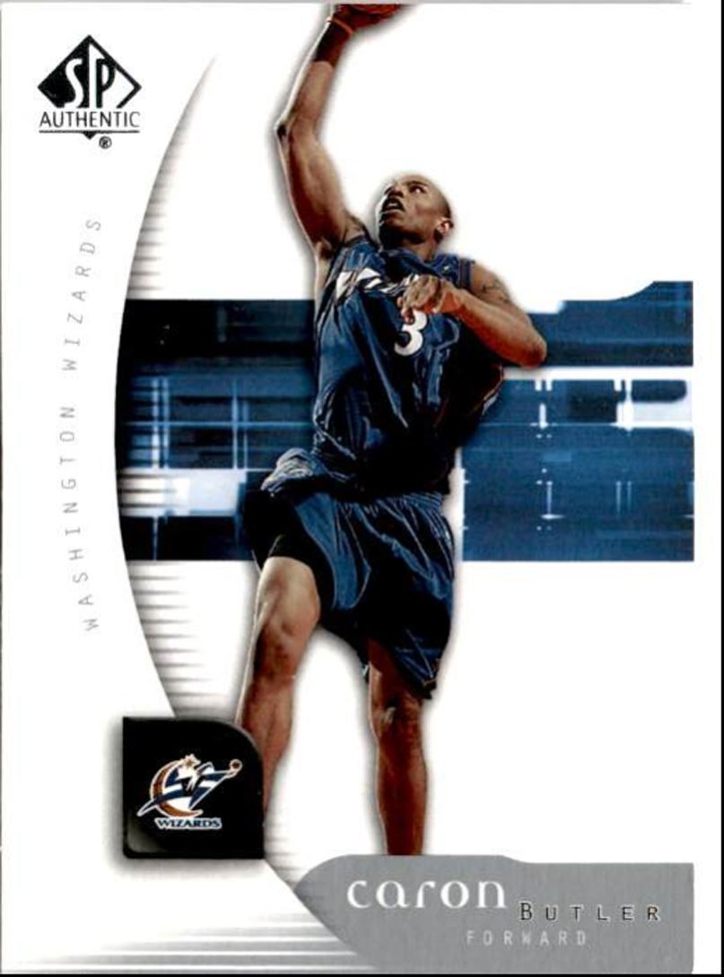 2005-06 SP Authentic Caron Butler Washington Wizards #37