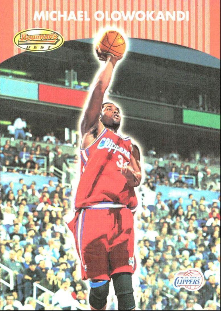 2001-02 Bowman's Best Michael Olowokandi Los Angeles Clippers #22