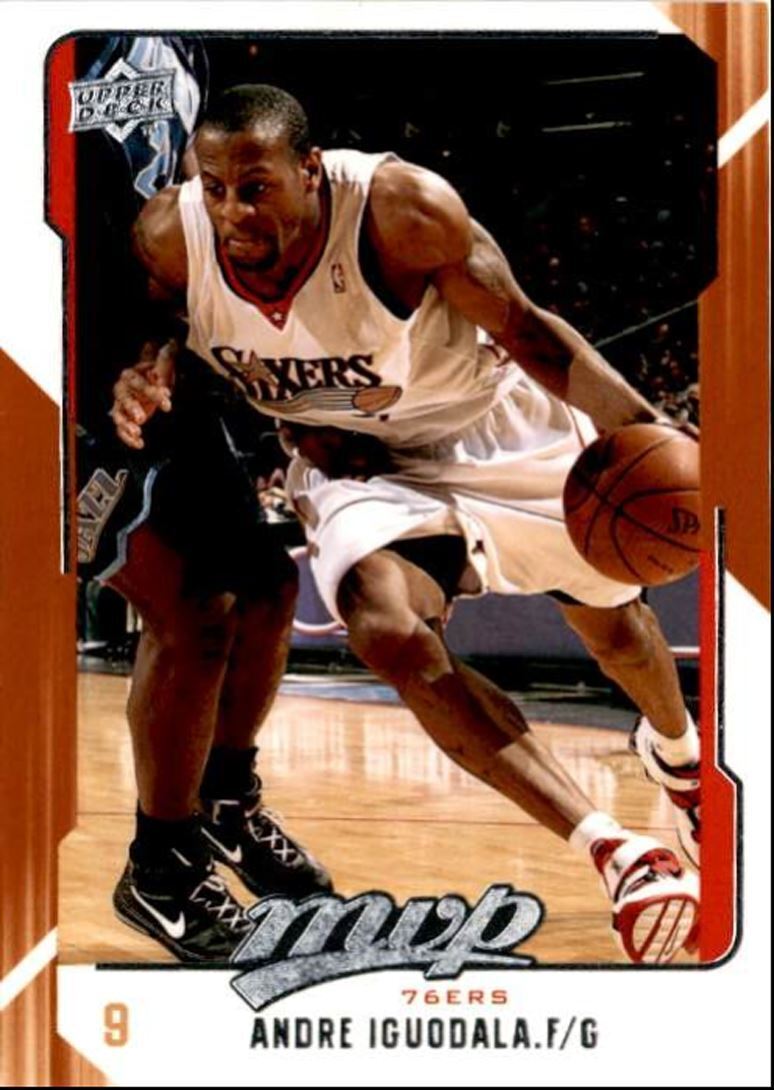 2008-09 Upper Deck MVP Andre Iguodala Philadelphia 76ers #118