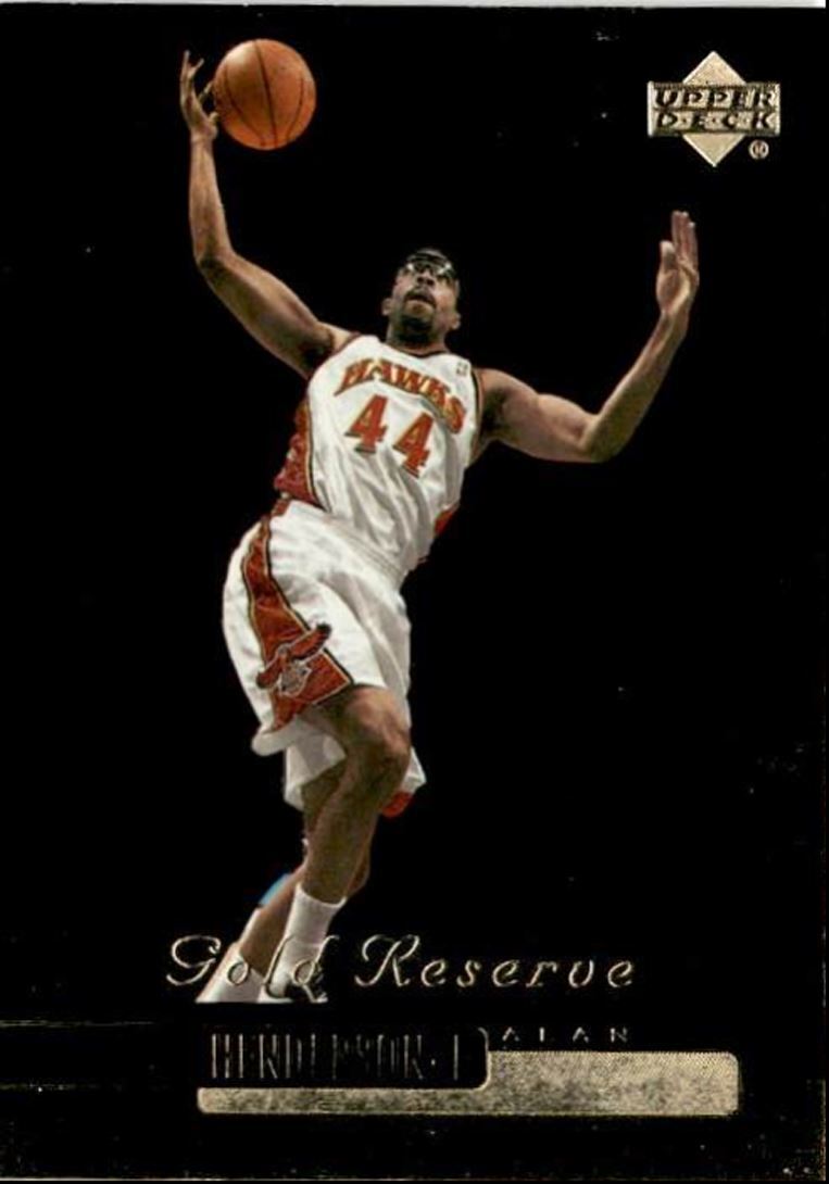 1999-00 Upper Deck Gold Reserve Alan Henderson Atlanta Hawks #3