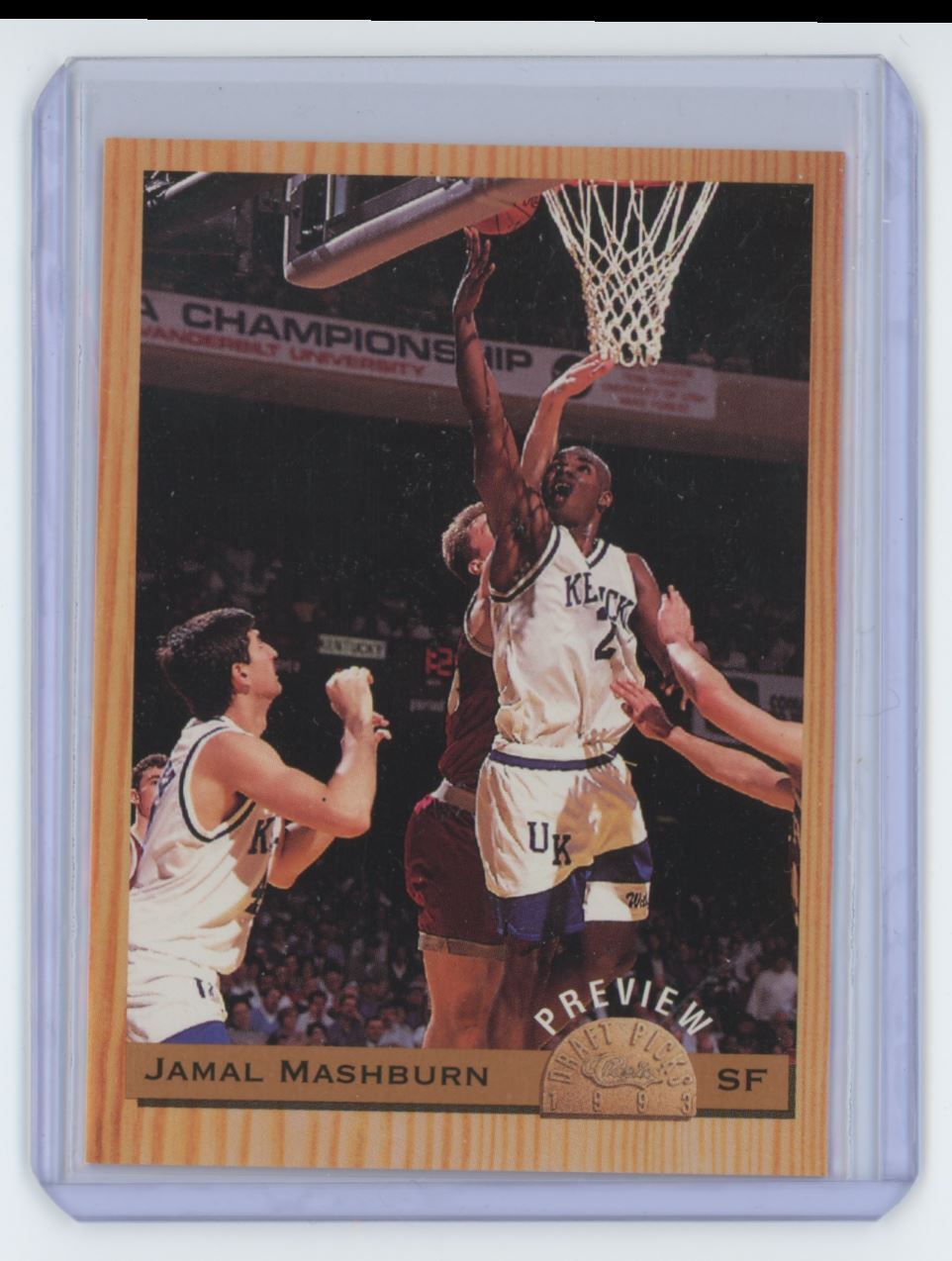 1993-94 Classic Draft Picks Jamal Mashburn Basketball Card /17500
