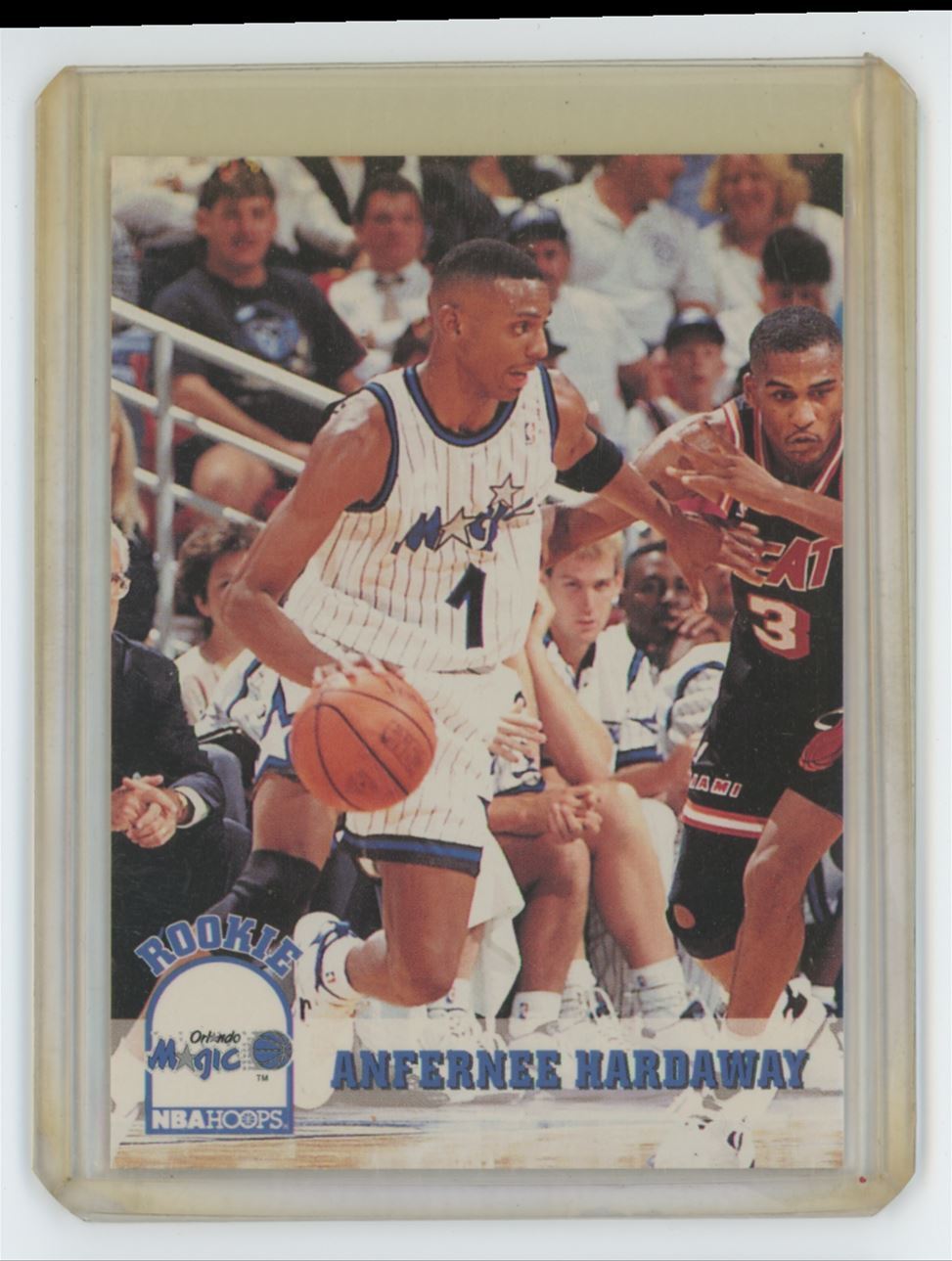 1993-94 Hoops Anfernee Hardaway Rookie Basketball Card Orlando Magic #380