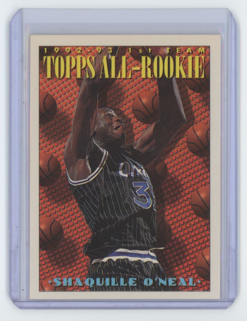1993-94 Topps Shaquille O'Neal Basketball Card Orlando Magic #152