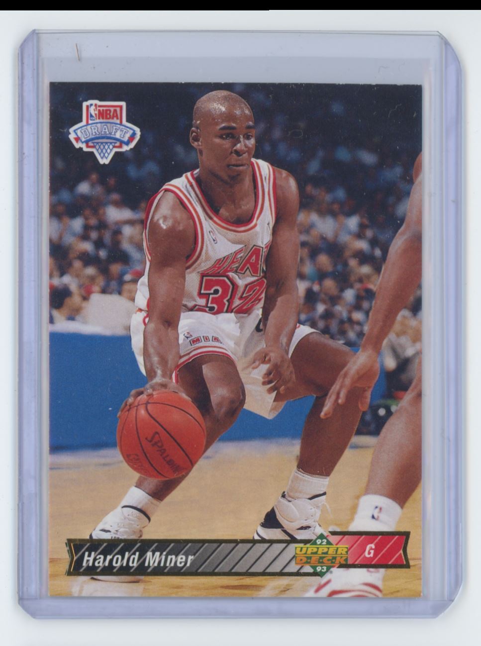 1992-93 Upper Deck Harold Miner Basketball Card Miami Heat #8