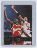 1994-95 Skybox Showdown Series Wilkins VS Pippen Basketball Card #SS9