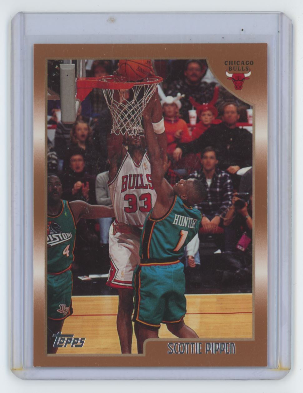 1998-99 Topps Scottie Pippen Basketball Card Chicago Bulls #1