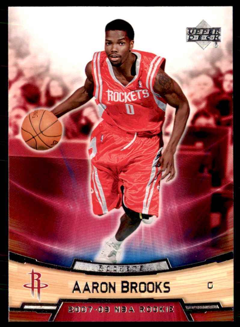 2007-08 Upper Deck Rookie Box Aaron Brooks Houston Rockets #4
