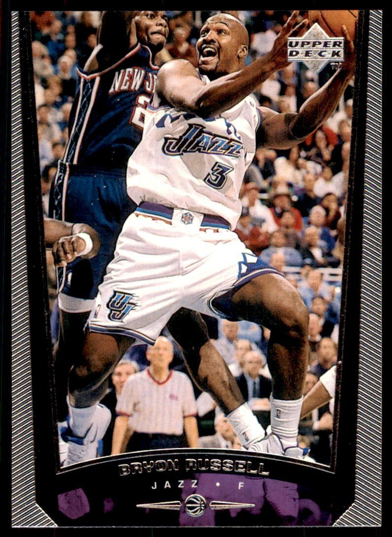 1998-99 Upper Deck Bryon Russell Basketball Cards #187