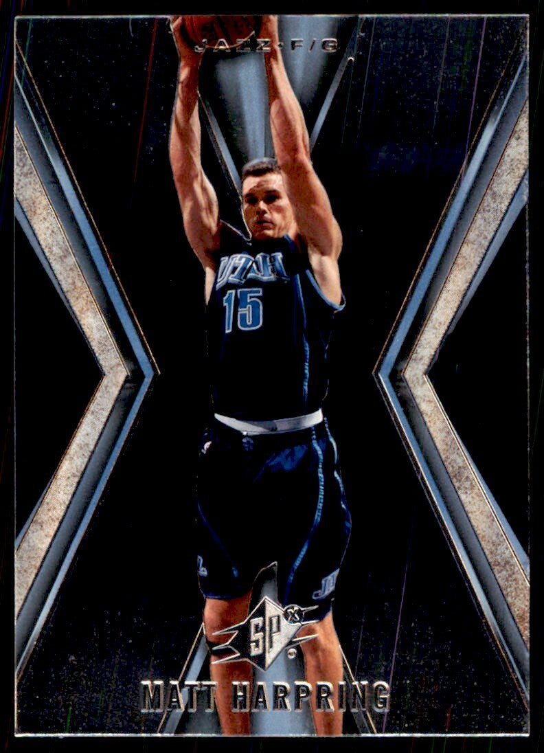 2005-06 Upper Deck SPx Matt Harpring A Basketball Cards #88
