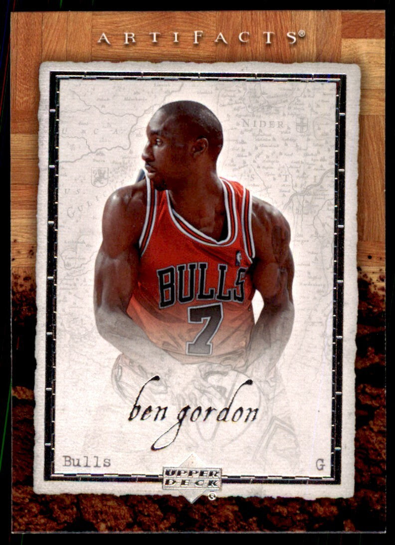 2007-08 Upper Deck Artifacts Ben Gordon Basketball Cards #12