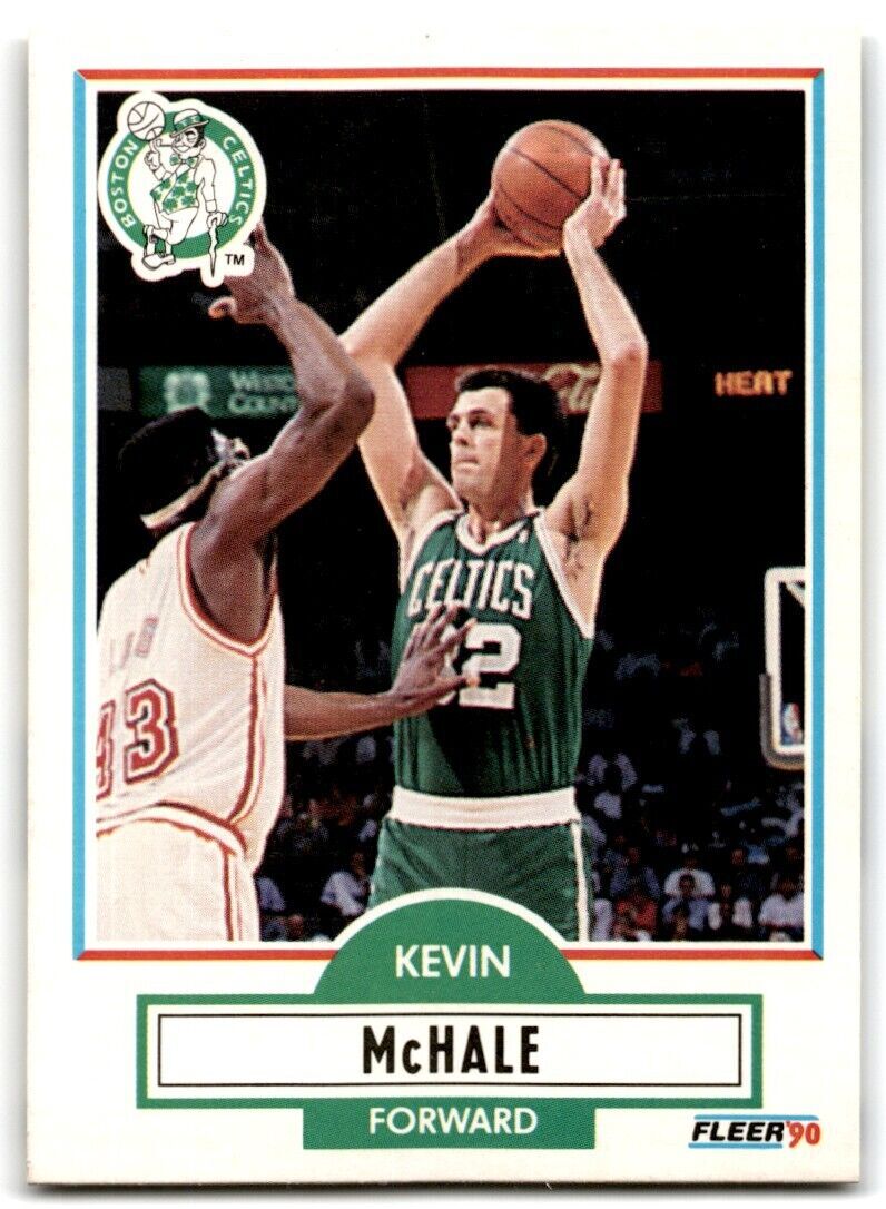 1990-91 Fleer Kevin McHale hof Boston Celtics #12