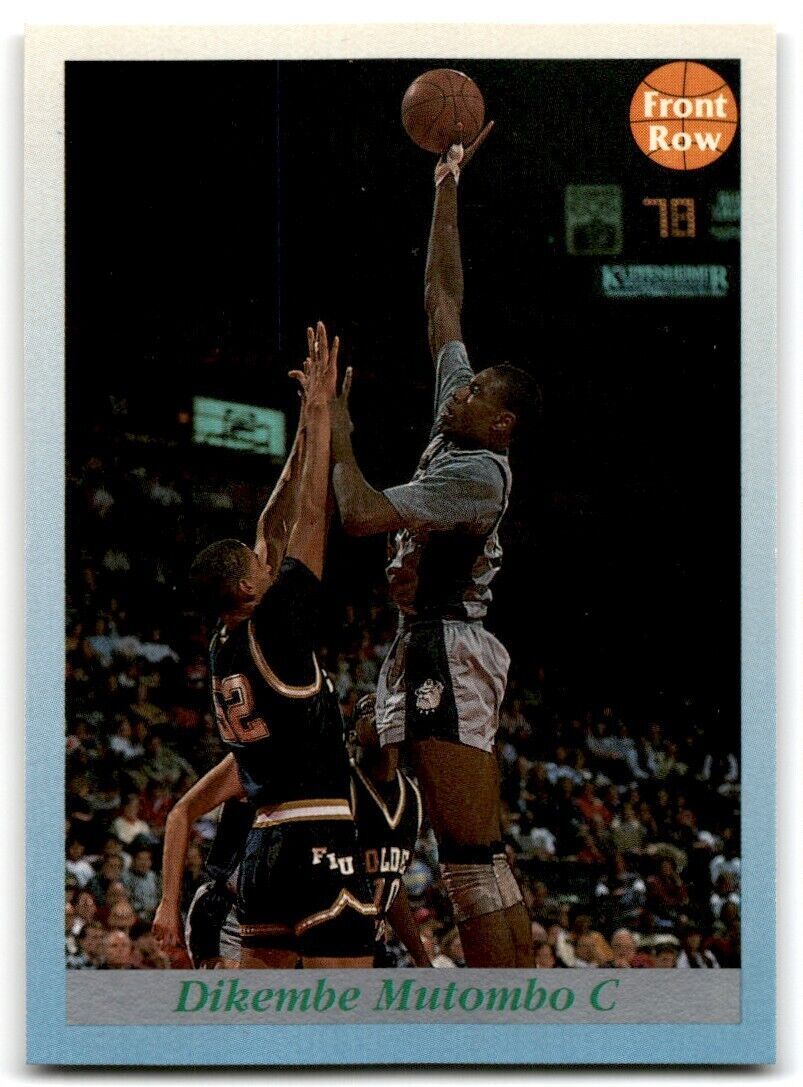 1991-92 Front Row Premier Dikembe Mutombo Georgetown Hoyas #83