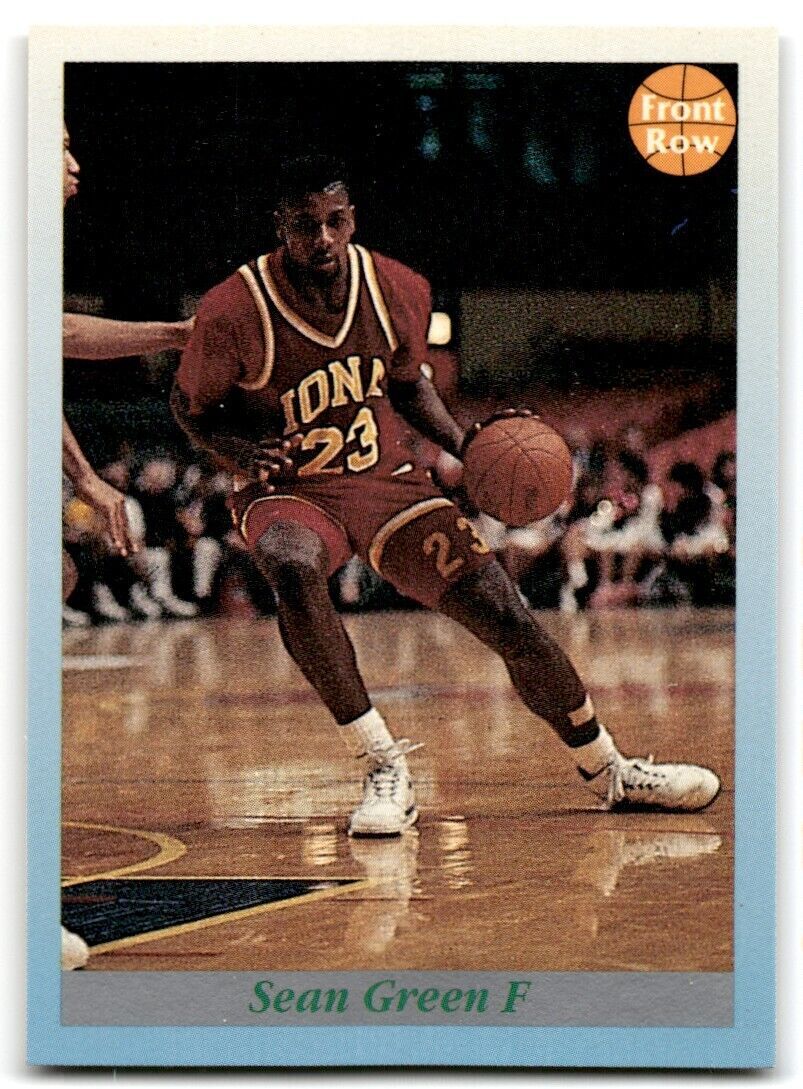 1991-92 Front Row Premier Sean Green Iona College Gaels #64