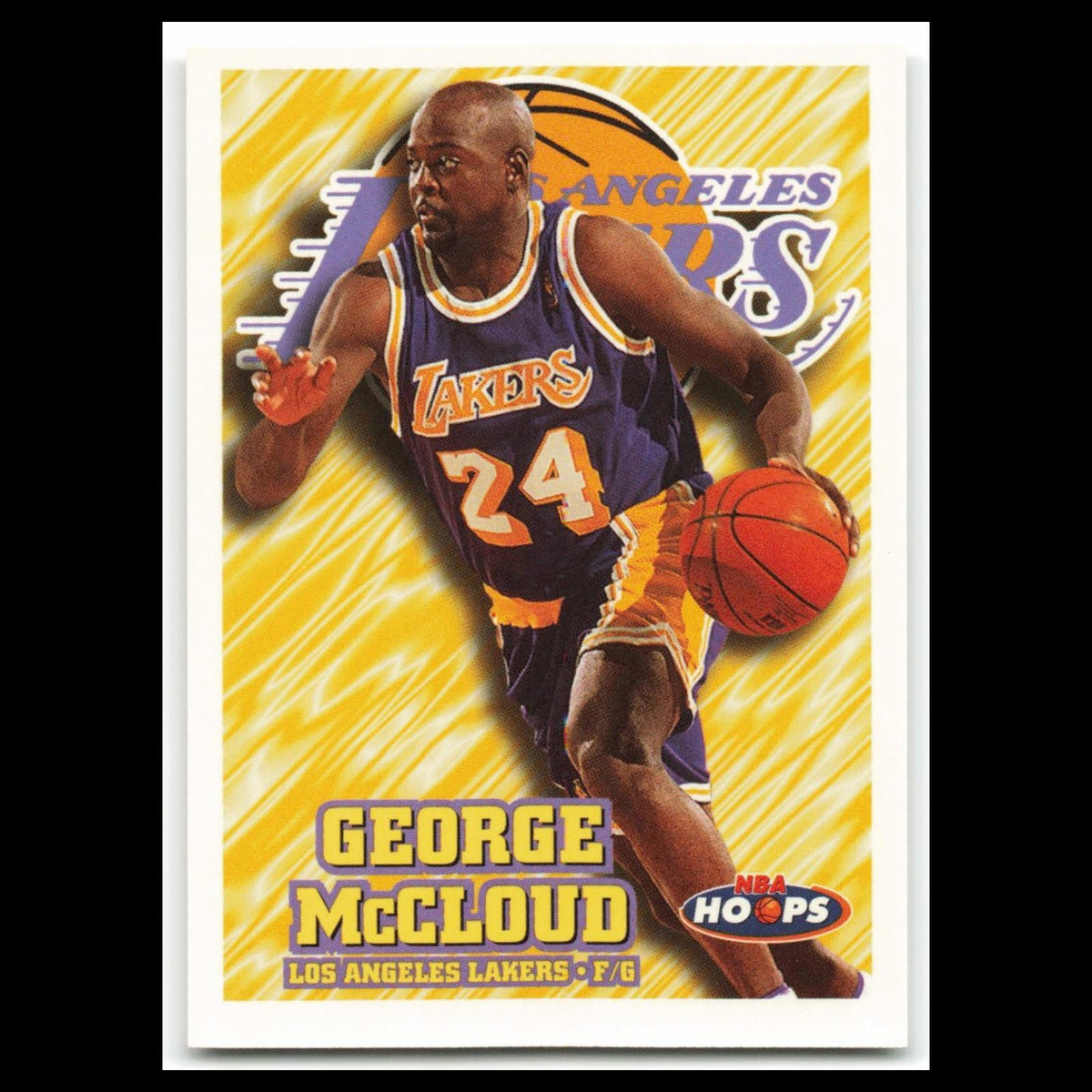 George McCloud #80 1997 Hoops Los Angeles Lakers Basketball Card NBA NM