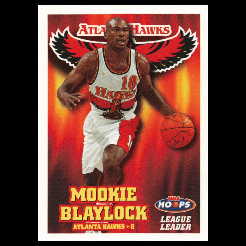 Mookie Blaylock #6 1997 Hoops Atlanta Hawks Basketball Card NBA NM