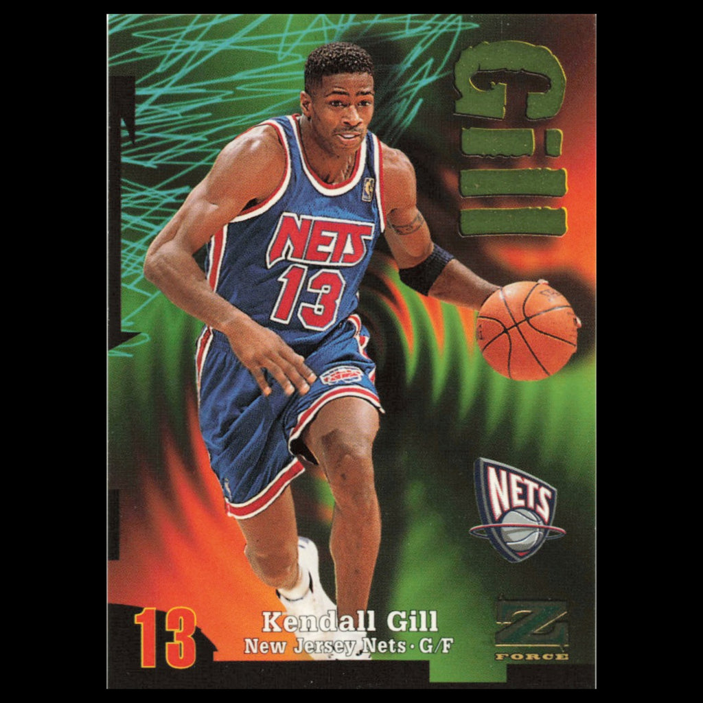 Kendall Gill #16 1997 SkyBox Z-Force New Jersey Nets Basketball Card NBA NM