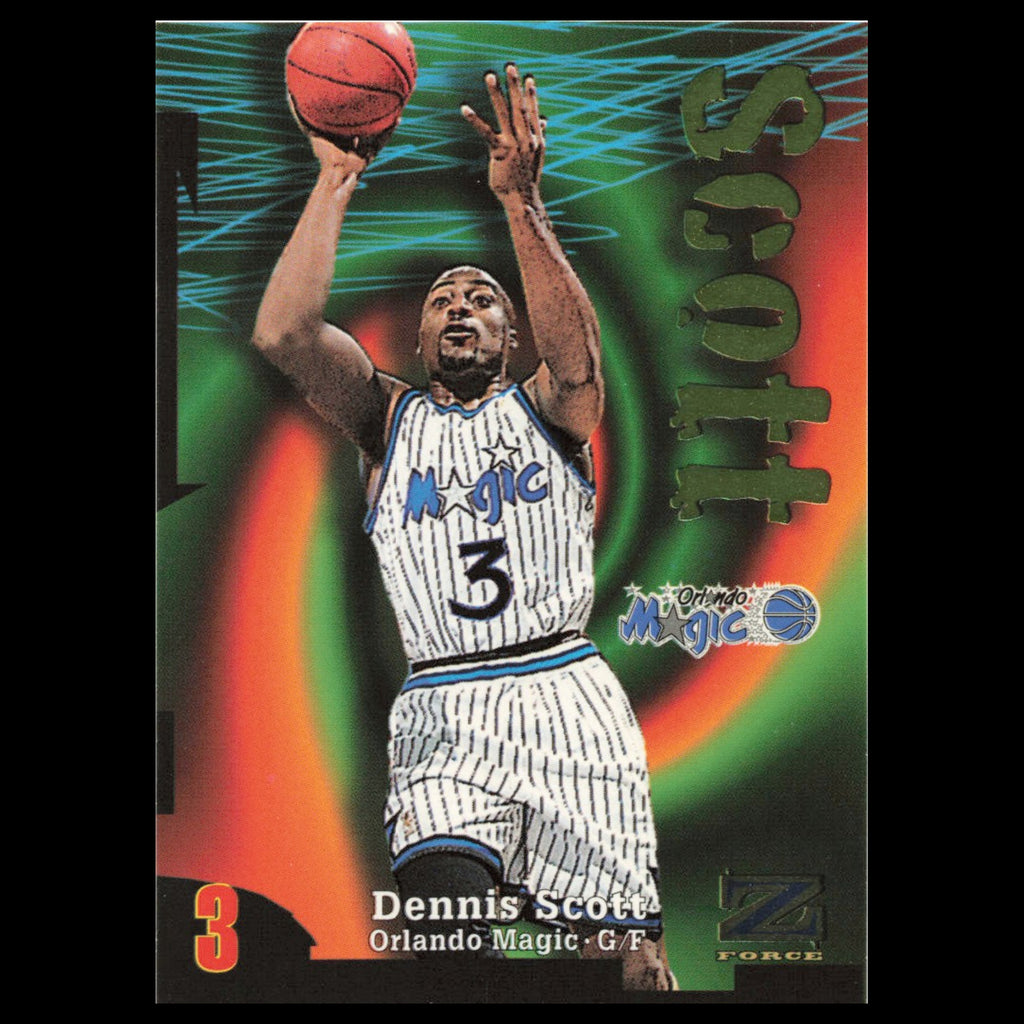 Dennis Scott #90 1997 SkyBox Z-Force Orlando Magic Basketball Card NBA NM