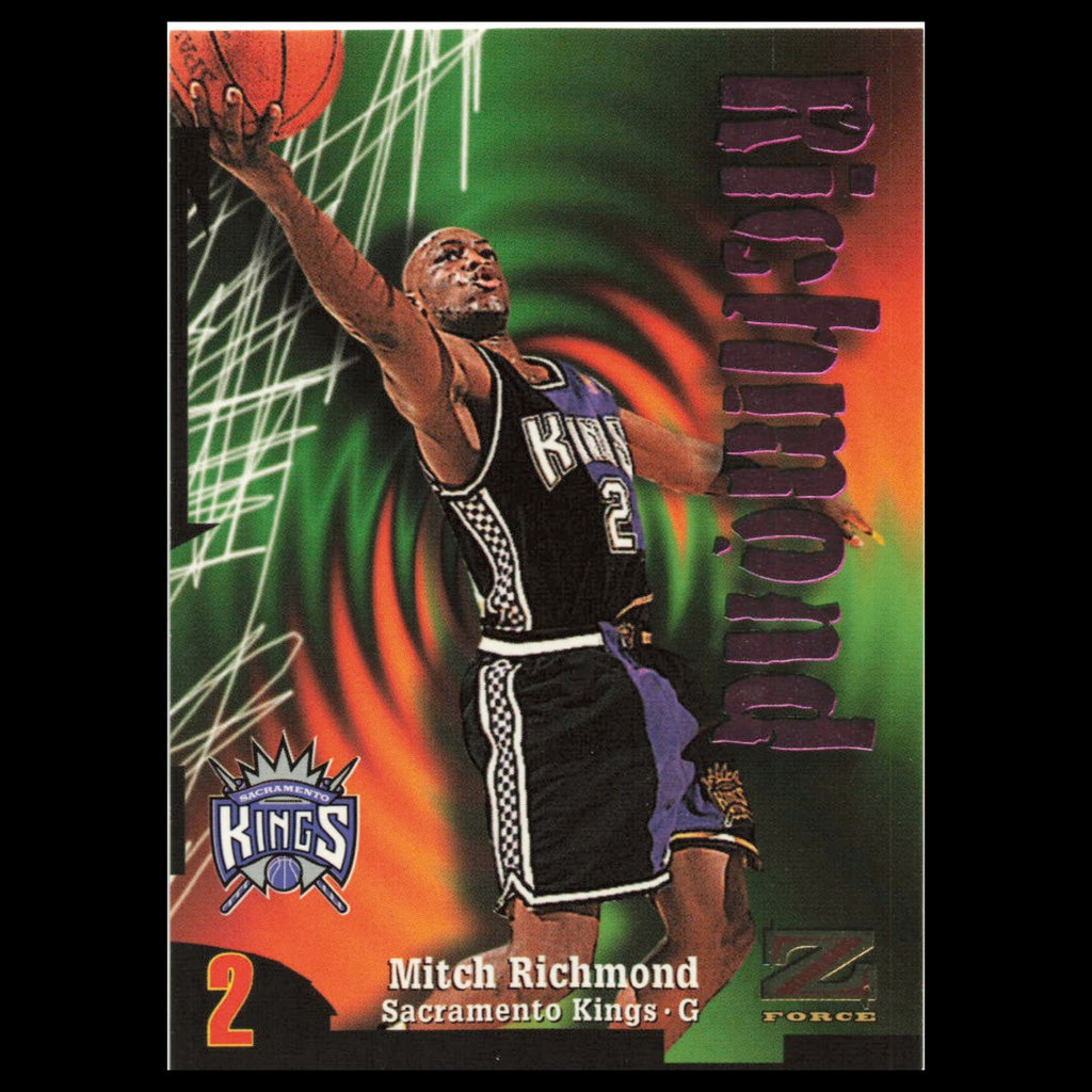 Mitch Richmond #2 1997 SkyBox Z-Force Sacramento Kings Basketball Card NBA NM