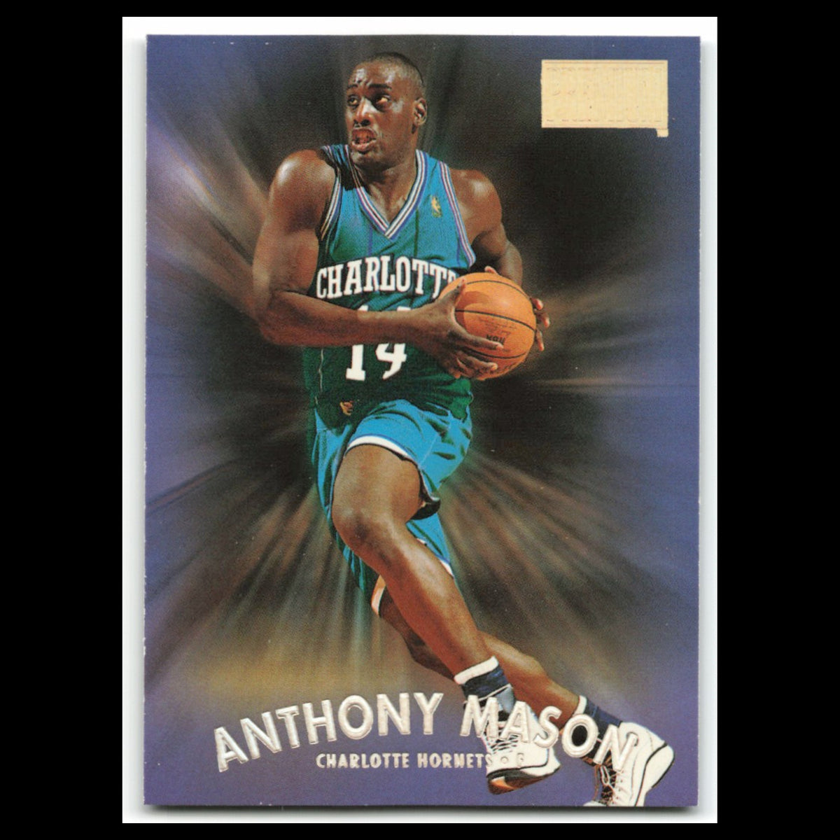 Anthony Mason #80 1997 SkyBox Premium Charlotte Hornets Basketball Card NBA NM
