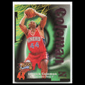 Derrick Coleman #44 1997 SkyBox Z-Force Philadelphia 76ers Basketball Card NBA