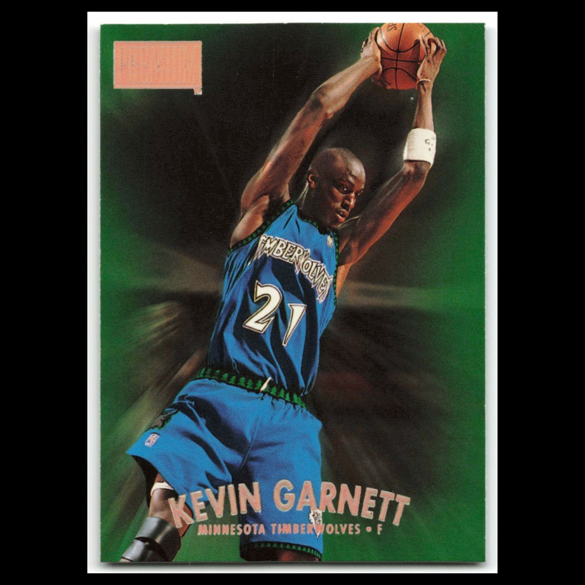 Kevin Garnett #111 1997 SkyBox Premium Minnesota Timberwolves Basketball Card NM