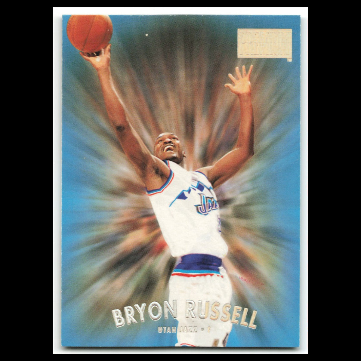 Byron Russell #113 1997 SkyBox Premium Utah Jazz Basketball Card NBA NM