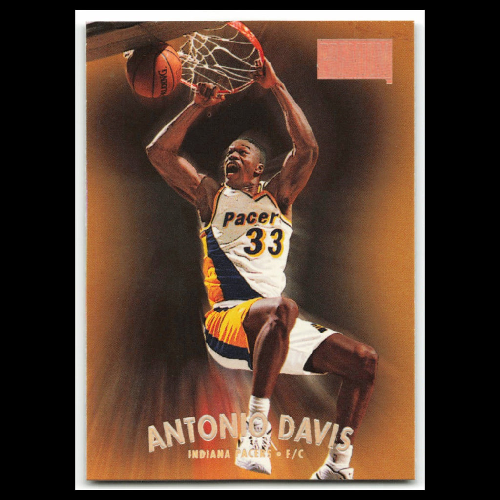 Antonio Davis #11 1997 SkyBox Premium Indiana Pacers Basketball Card NBA NM