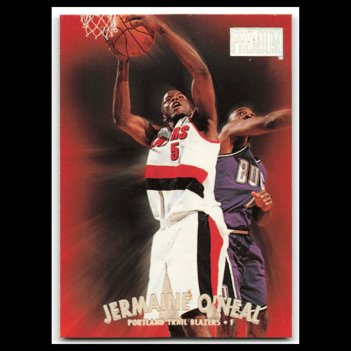 Jermaine Oneal #34 1997 SkyBox Premium Portland Trail Blazers Basketball Card NM