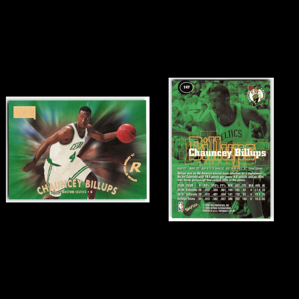 Chauncey Billups #147 1997 SkyBox Premium Boston Celtics Basketball Card NBA NM