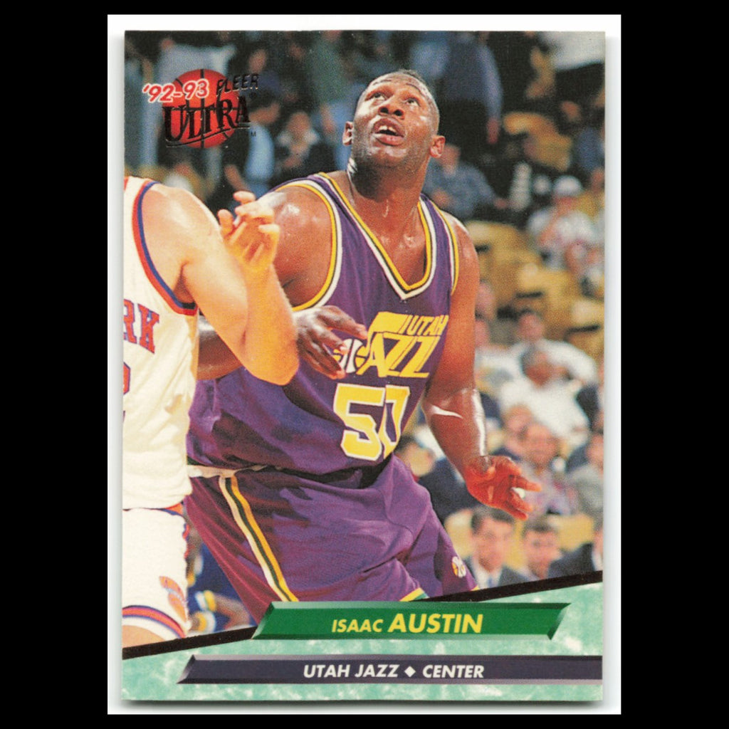 Isaac Austin #361 1992 Fleer Ultra Utah Jazz Basketball Card NBA NM
