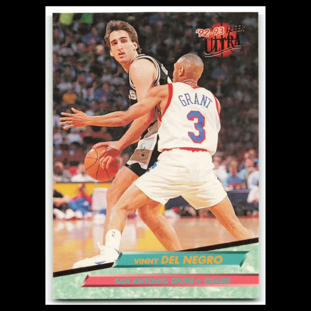 Vinny Del Negro #354 1992 Fleer Ultra San Antonio Spurs Basketball Card NBA NM