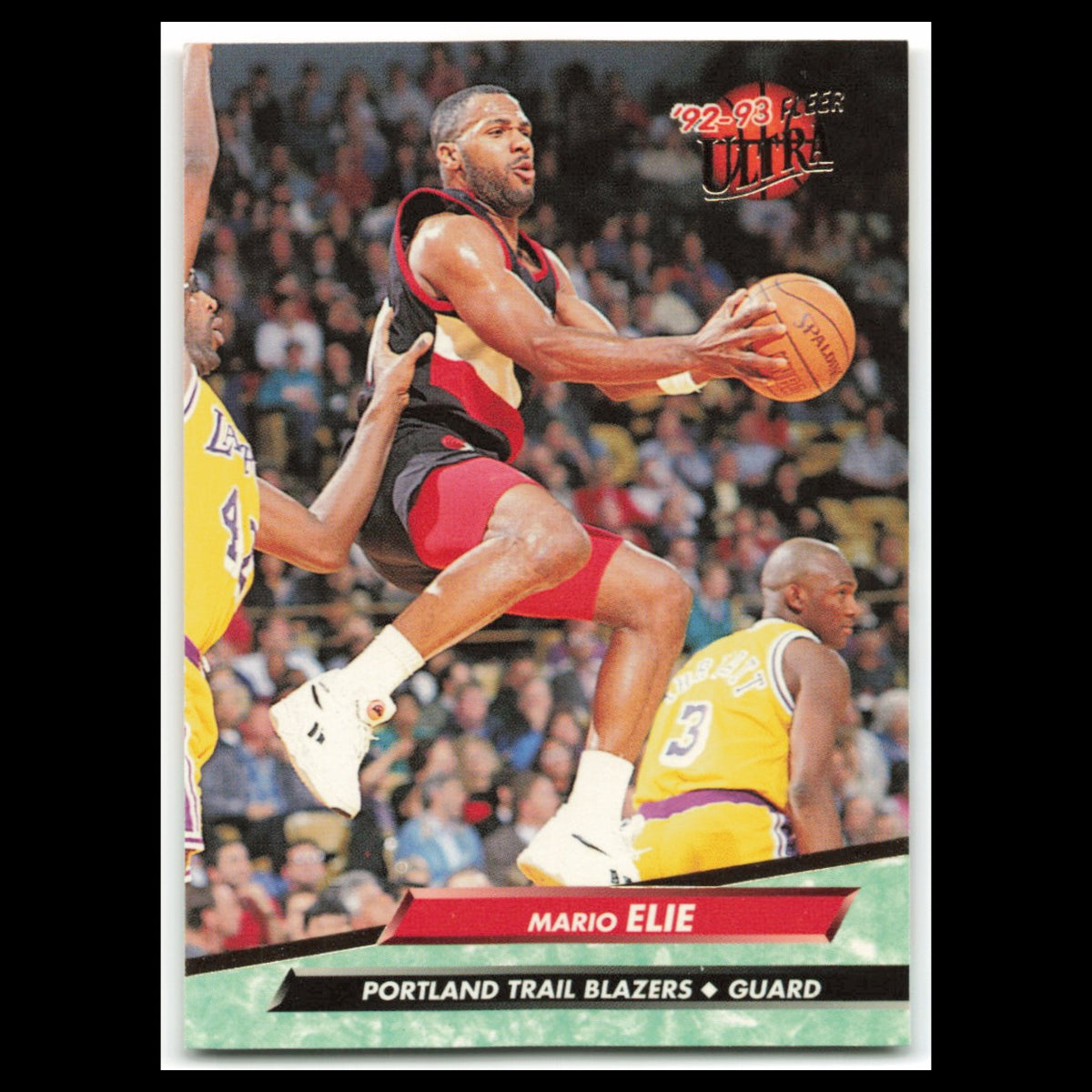 Mario Elie #343 1992 Fleer Ultra Houston Rockets Basketball Card NBA NM