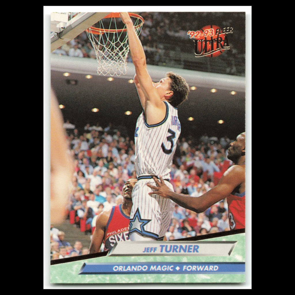 Jeff Turner #330 1992 Fleer Ultra Orlando Magic Basketball Card NBA NM