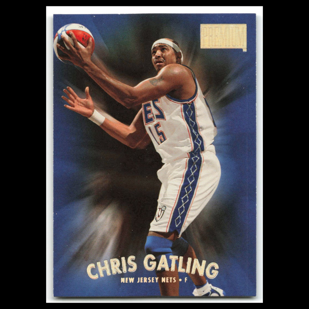Chris Gatling #144 1997 SkyBox Premium New Jersey Nets Basketball Card NBA NM