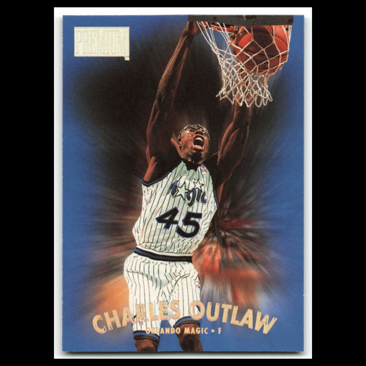 Chares Outaw #217 1997 SkyBox Premium Orlando Magic Basketball Card NBA NM